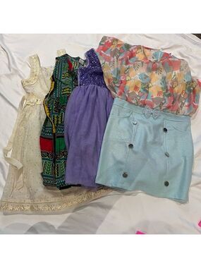Girls Clothing Bundle Lot Size 7 Kids Holiday Party Dresses